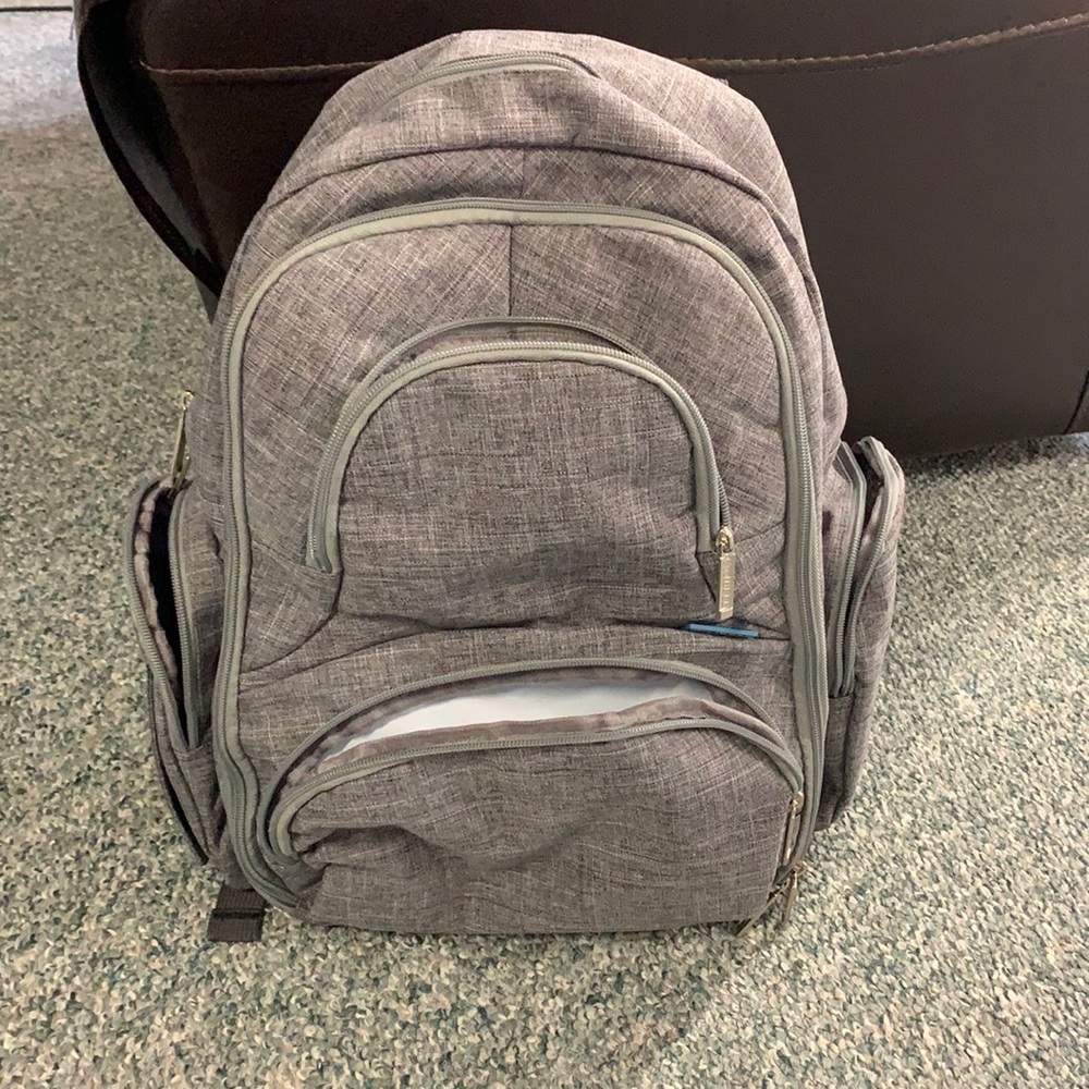 CoolBELL Diaper Backpack With Insulated Pockets/Large Size Water-resistant Bag